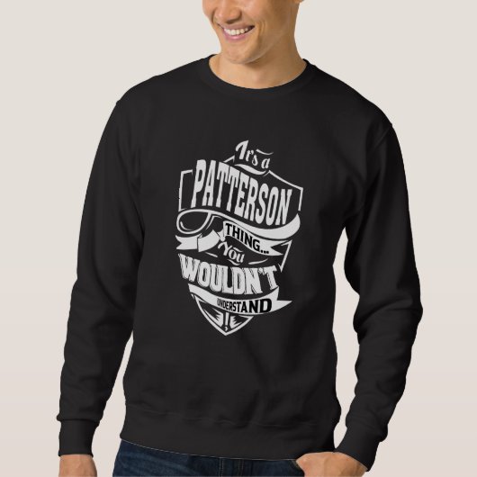 Sweatshirt C'est un truc de Patterson (Devant)
