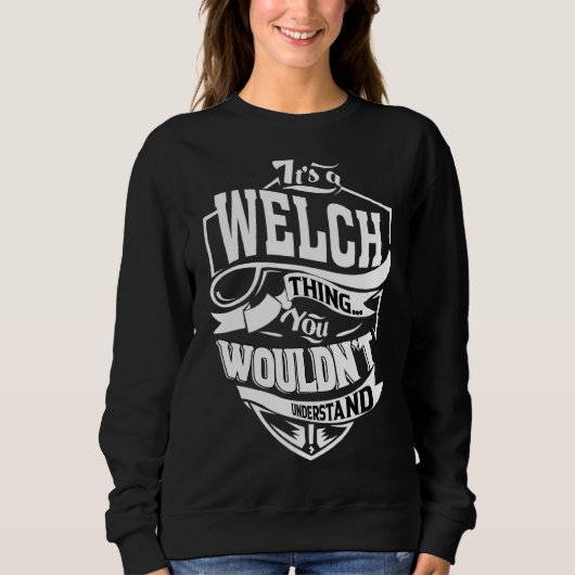 Sweatshirt C'est un truc de Welch (Devant)