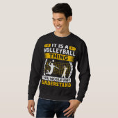 Sweatshirt C'Est Un Volley Que L'On Ne Comprend Pas (Devant entier)