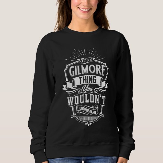 Sweatshirt C'est une affaire de Gilmore que vous ne comprendr (Devant)