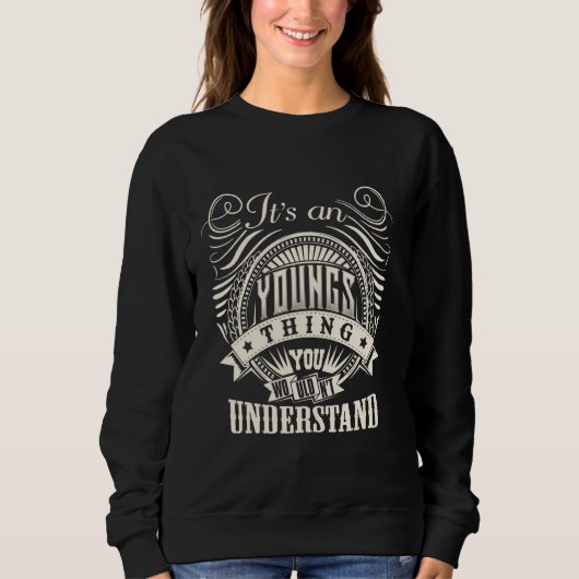 Sweatshirt C'est une affaire de JEUNES que vous ne comprendri (Devant)