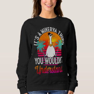 Sweatshirt C'est une affaire de Minerva que vous ne comprendr