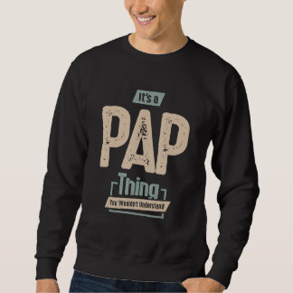 Sweatshirt C'est une affaire de papy papa grand-père pour hom