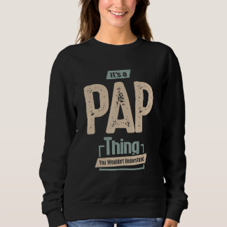 Sweatshirt C'est une affaire de papy papa grand-père pour hom