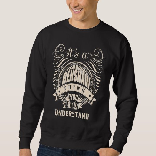 Sweatshirt C'est une affaire de RENSHAW que vous ne comprendr (Devant)