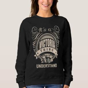 Sweatshirt C'est une affaire de VICTORIA  