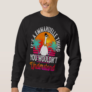 Sweatshirt C'est une affaire Emmanuelle que vous ne comprendr