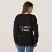 Sweatshirt C'est une belle Clark (Dos entier)