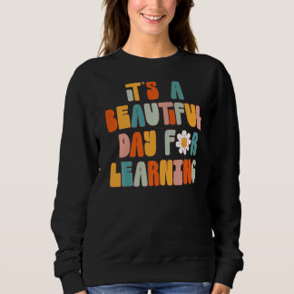 Sweatshirt C'est une belle journée pour apprendre Retro Ensei