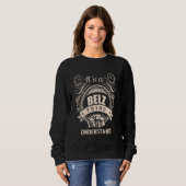 Sweatshirt C'est une chose BELZ Cadeaux (Devant entier)