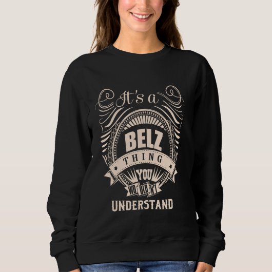 Sweatshirt C'est une chose BELZ Cadeaux (Devant)