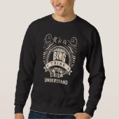 Sweatshirt C'est une chose BING que vous ne comprendriez pas (Devant)