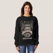 Sweatshirt C'est une chose CODER Cadeaux (Devant entier)
