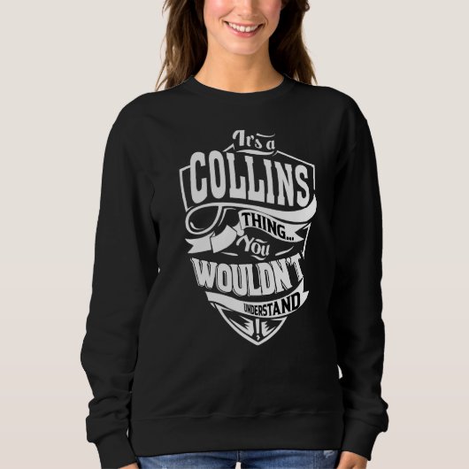 Sweatshirt C'est une chose Collins (Devant)