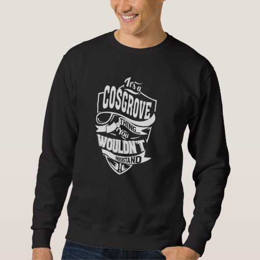 Sweatshirt C'est une chose COSGROVE (Devant)