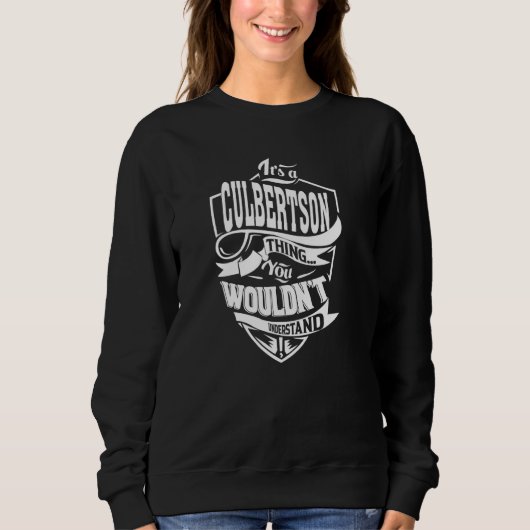 Sweatshirt C'est une chose CULBERTSON (Devant)