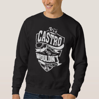 Sweatshirt C'est une chose de Castro