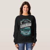 Sweatshirt C'est une chose de Cunningham que vous ne comprend (Devant entier)