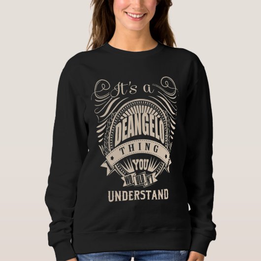 Sweatshirt C'est une chose de DEANGELO (Devant)