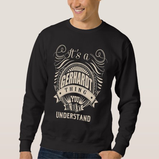 Sweatshirt C'est une chose de GERHARDT (Devant)