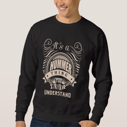 Sweatshirt C'est une chose HUMMER (Devant)