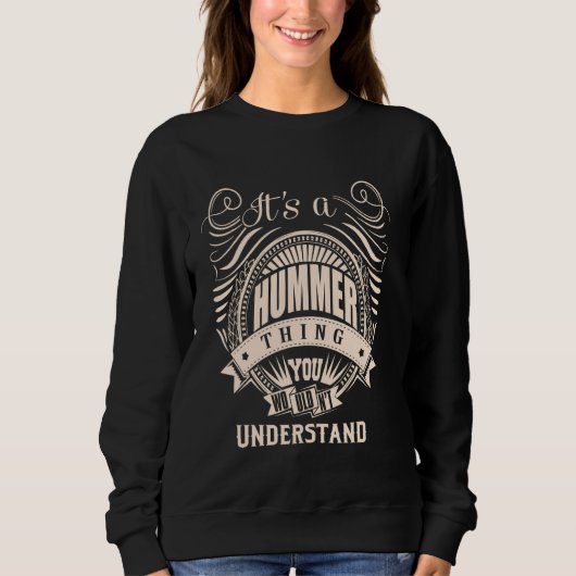Sweatshirt C'est une chose HUMMER (Devant)