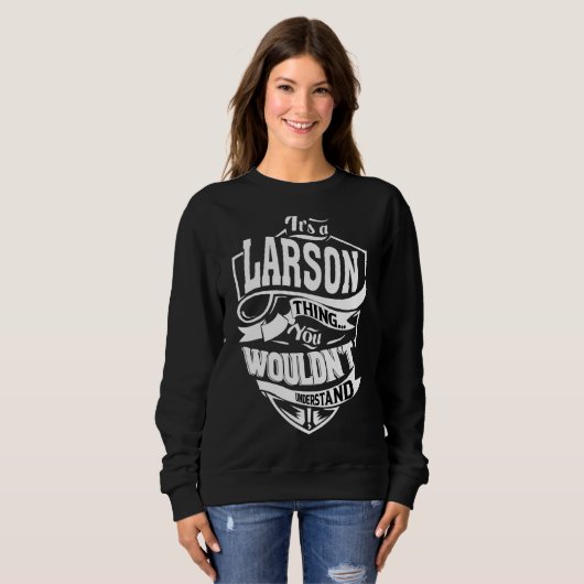 Sweatshirt C'est une chose Larson (Devant entier)