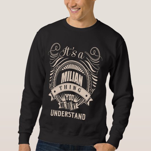 Sweatshirt C'est une chose MILAN Cadeaux (Devant)