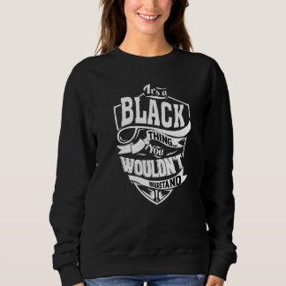 Sweatshirt C'est une chose noire