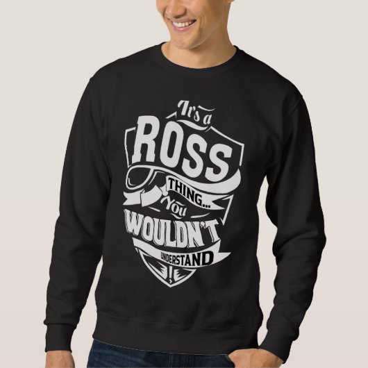 Sweatshirt C'est une chose Ross (Devant)