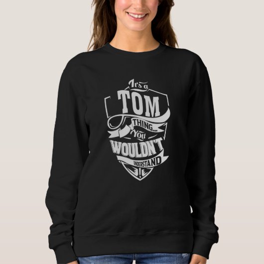 Sweatshirt C'est une chose TOM (Devant)