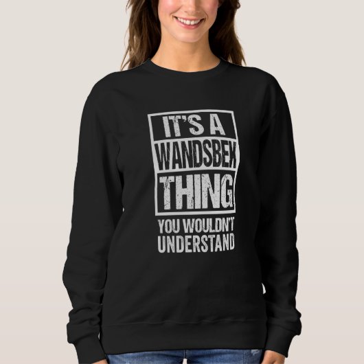 Sweatshirt C'est une chose Wandsbek que vous ne comprendriez (Devant)