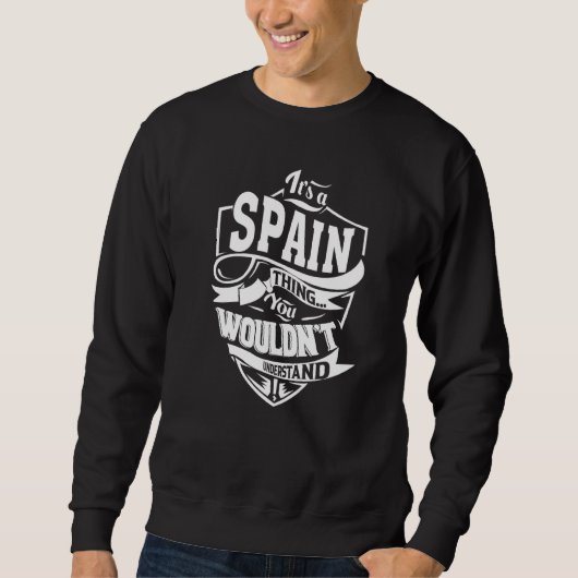 Sweatshirt C'est une ESPAGNE Thing Gifts Premium (Devant)