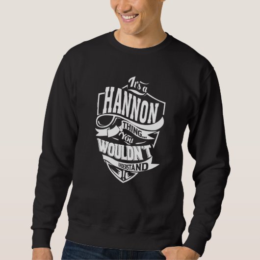 Sweatshirt C'est une HANNON Thing Gifts Premium (Devant)