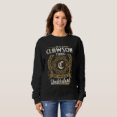 Sweatshirt C'est une histoire de CLAWSON que vous ne comprend (Devant entier)