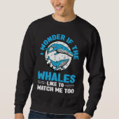 Sweatshirt Cetacean Orca Whale Watching  7 (Devant)