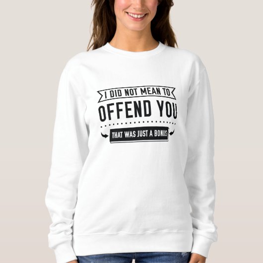 Sweatshirt C'était juste un bonus (Devant)