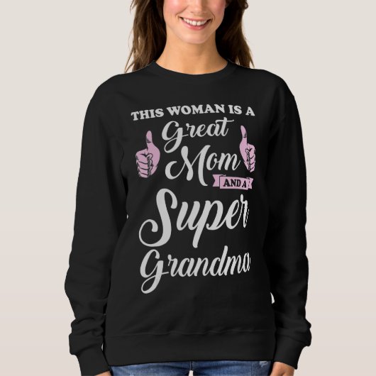 Sweatshirt Cette Femme Est Une Grande Maman Grand-Mère (Devant)