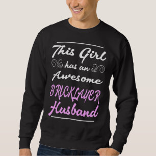 Sweatshirt Cette Fille A Un Magnifique Mari En Brique