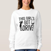 Sweatshirt Cette fille a une voiture (Devant)
