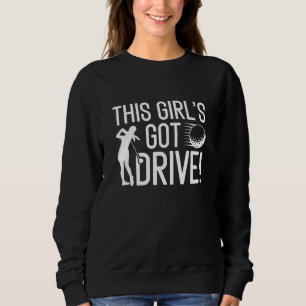 Sweatshirt Cette fille a une voiture