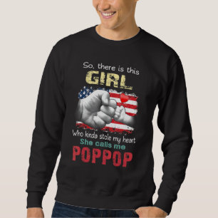 Sweatshirt Cette Fille Qui M'A Volé Le Coeur, Elle M'Appelle