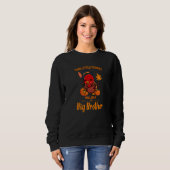 Sweatshirt Cette petite dinde sera une grossesse de Big Broth (Devant entier)