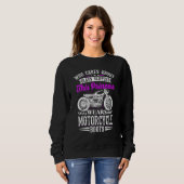 Sweatshirt Cette Princesse Porte Des Bottes De Moto Pas Des S (Devant entier)