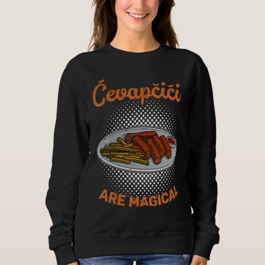 Sweatshirt Cevapcici Kebab Balkan cuisine 36 (Devant)