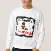 Sweatshirt Chaîne Funky Pixel Art  (Devant)