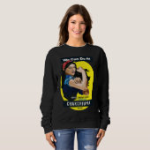 Sweatshirt Chakchiuma Native American Indian Woman No Underes (Devant entier)