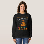 Sweatshirt Chakras Aligné Yoga (Devant entier)
