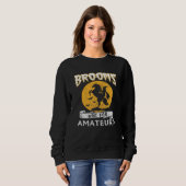 Sweatshirt Chambres Pour Amateurs Halloween Horse Witse Moon (Devant entier)