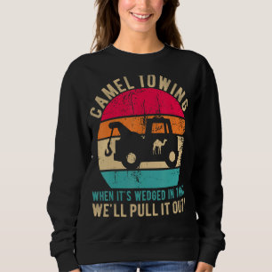 Sweatshirt Chameau remorquage quand il est coincé dans un Hal